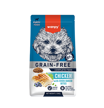 WANPY Grain Free Complete Food For Puppy Chicken Recipe