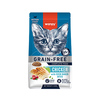 WANPY Grain Free Complete Food For Kitten Chicken Recipe