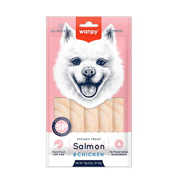 WANPY Creamy Treat - Salmon & Chicken For Dog