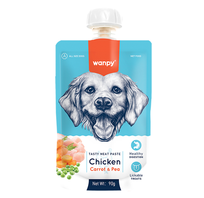 WANPY Tasty Meat Paste: Chicken + Carrot & Pea For Dog