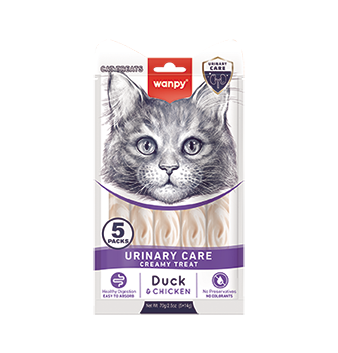WANPY Urinary Care Creamy Treat Duck &amp; Chicken For Cat