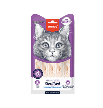 WANPY Creamy Treat For Sterilized Turkey & Cranberry